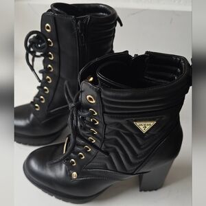 GUESS Women's Black Ankle Boots